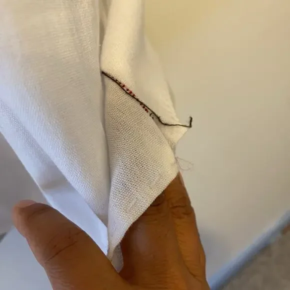 Vintage Mexican Blouse Shirt Top Embroidered Flowers Huipil Chiapas Sz S/M Frida - Picture 8 of 8